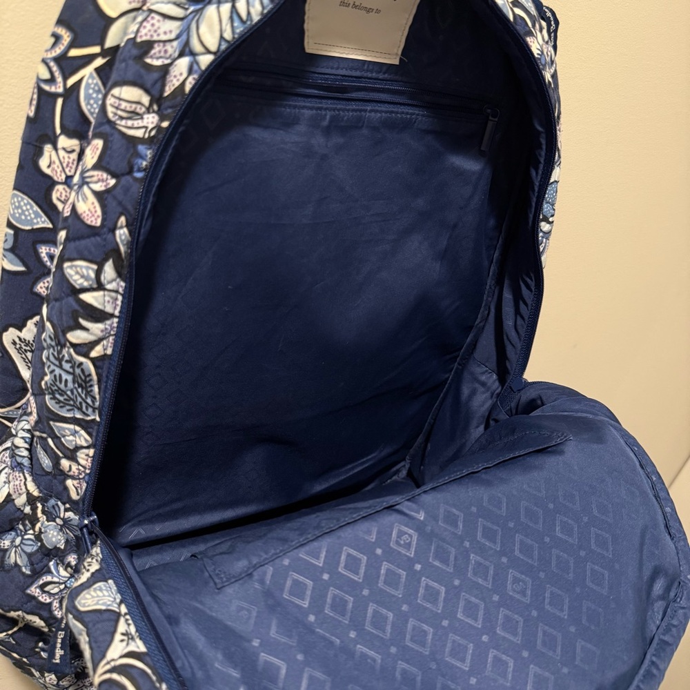 Vera Bradley Blue Floral Backpack - Picture 3 of 8